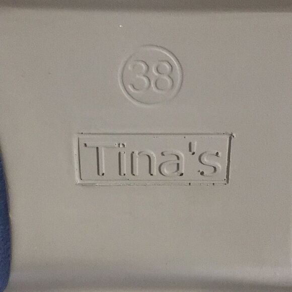 Tina’s shoes womens buckle oxfords blue size EU 38 US 7.5-8 - Picture 8 of 8